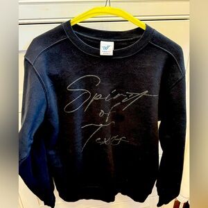 Spirit of Texas adult xs black sweatshirt
